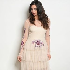 BEIGE INA[I:na] Dress Size M [NWT]